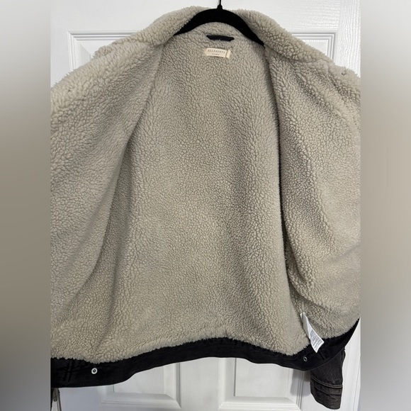 Allsaints Fern Denim Jacket - Black - Size Xl - Picture 4 of 7